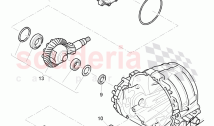 small parts kit, for front axle differential, for 6 speed automatic transm.