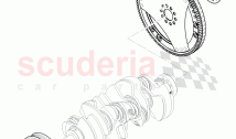 flywheel, v-belt pulley with vibration, damper