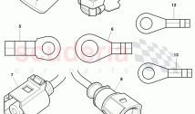 flat contact housing