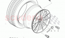 Complete wheels and tires