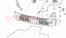 boot lining, F >> 3W-D-095 959, F >> ZA-D-095 959