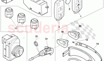 door handle, outer, key, lock cylinder sets, D >> - MJ 2007