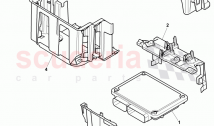 control module - engine, bracket for elec.contr. module, D >> - MJ 2010