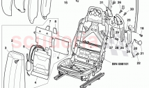 Seat Squab and Headrest, F >> 3W-6-039 935
