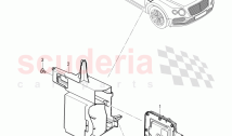 Control unit for electro-, hydraulic engine mount