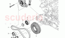 Alternator, connecting and mounting parts, for alternator, v-ribbed belt, tensioni&hellip;