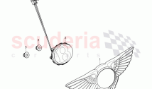 emblem, for flap, rear, D - MJ 2016>>