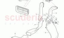 air duct for rear footwell heating
