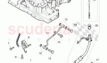 oil pump, tensioner - chain, oil dipstick with tube, oil pressure line, D - MJ 200&hellip;