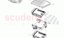 Control unit for petrol engine, bracket for elec.contr. module