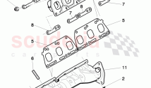 exhaust manifold, heatshield