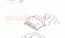 Control unit for pedestrian, protection