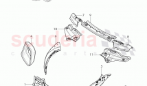 dash panel, reinforcement for taillight, aperture