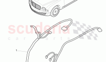 harness for door, trim panel, D - MJ 2017>>