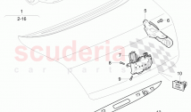 Original Accessories, Mechanism for boot, lid operation, D - MJ 2006>>, F >> 3W-A-&hellip;