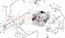 vacuum system, (For turbocharger), F 3W-7-041 018>> 3W-8-052 845