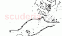 Wire harness for battery +, starter, alternator and ground, strap