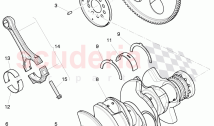 flywheel, v-belt pulley with vibration, damper, impulse rotor
