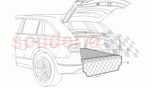 Original Accessories, Luggage compartment mat, mit Stossfaengerschtz