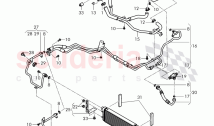 oil pressure line for gear oil cooling, Gear oil cooler, D - MJ 2015>>, F >> 3W-F-&hellip;