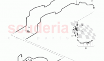brake line, brake hose, holder for brake line