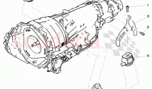 Gearbox mounting, for 6 speed automatic transm.