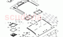 roof trim panel, Glass sunroof, D - MJ 2017>>