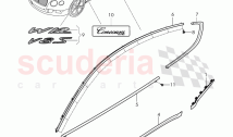 trim for door window frame, trim strip for fender and door, D >> - MJ 2015