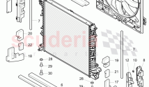 Coolant radiator, air duct, D >> - MJ 2016