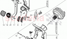Brake and accel. mechanism, F >> 3W-D-082 508, F >> ZA-D-082 508