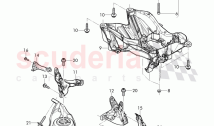 Gearbox mounting, for 8-speed automatic gearbox