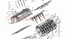 Complete cylinder head, (without camshaft), cylinder head cover, cylinder head gas&hellip;