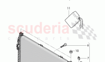 Coolant radiator, reservoir with attachment, parts, D - MJ 2015>>