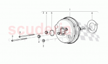 brake servo, for service installation