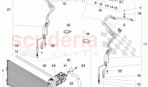 air condtioner condenser, refrigerant circuit, Engine bay, D - MJ 2012>>