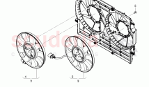 electric fan with fan cowl