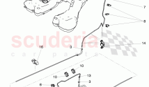 fuel line, for vehicles with coolant auxiliary heater, D - MJ 2012>>