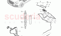 wiper and washer system for rear window