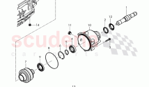 central differential, self-, locking, for 8-speed automatic gearbox