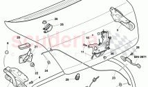 rear trunk lid, single parts