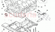 crankcase, oil pan, sealing flange, D - MJ 2006>>