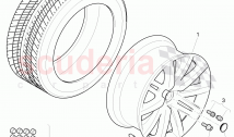 Complete wheels and tires