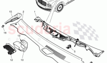 Cover for plenum chamber, D >> - MJ 2016