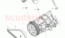 air conditioner compressor, mounting parts for refrigerant compressor