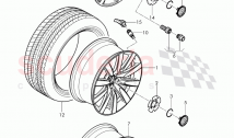 Complete wheels and tires