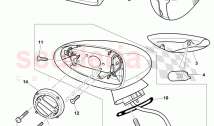 Interior/exterior mirror, F 3W-9-061 070>>, D >> - MJ 2009