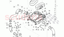 air cleaner with connecting, parts