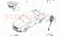 Infotainment system, loudspeaker