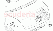 Original Accessories, Mechanism for boot, lid operation, D >> - MJ 2014