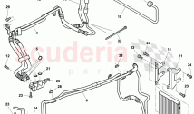 oil pressure line for gear oil cooling, Gear oil cooler, D - MJ 2008>>, F >> 3W-A-&hellip;